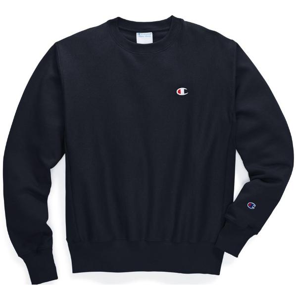 navy blue champion pullover