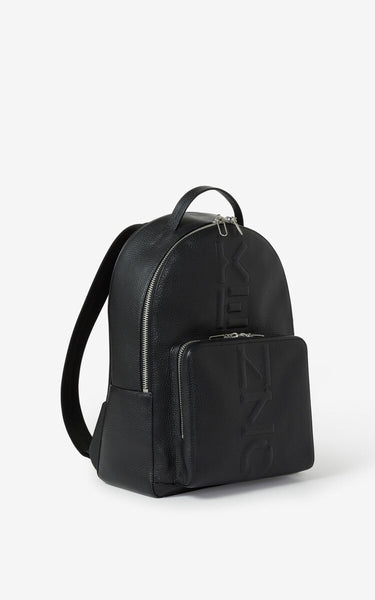 Migratie Posters Hub KENZO GRAINED LEATHER BACKPACK, Black – OZNICO