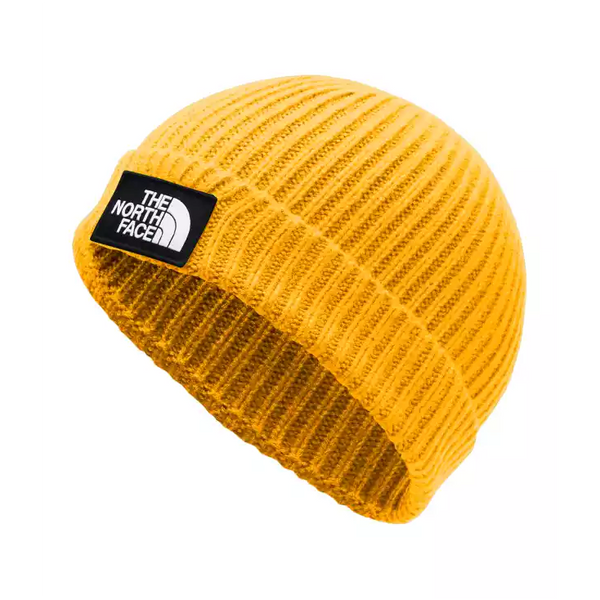 yellow north face hat