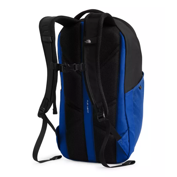 north face backpack black and blue