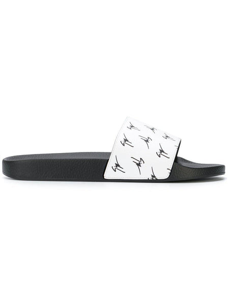 GIUSEPPE ZANOTTI Men's Logo Slides 