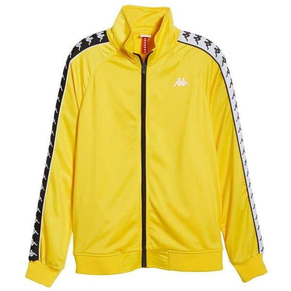 kappa track jacket yellow