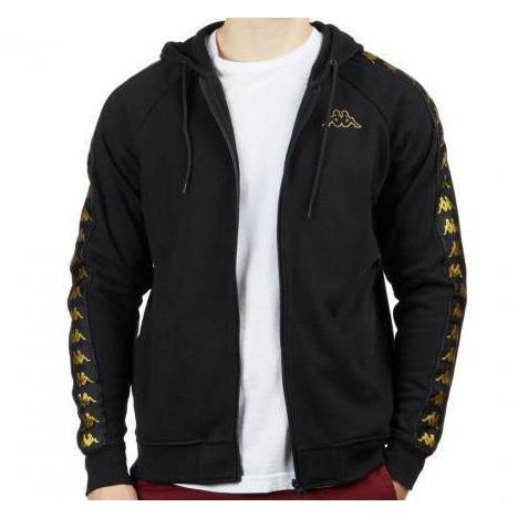 kappa black and gold jacket