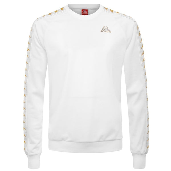 kappa tracksuit white and gold