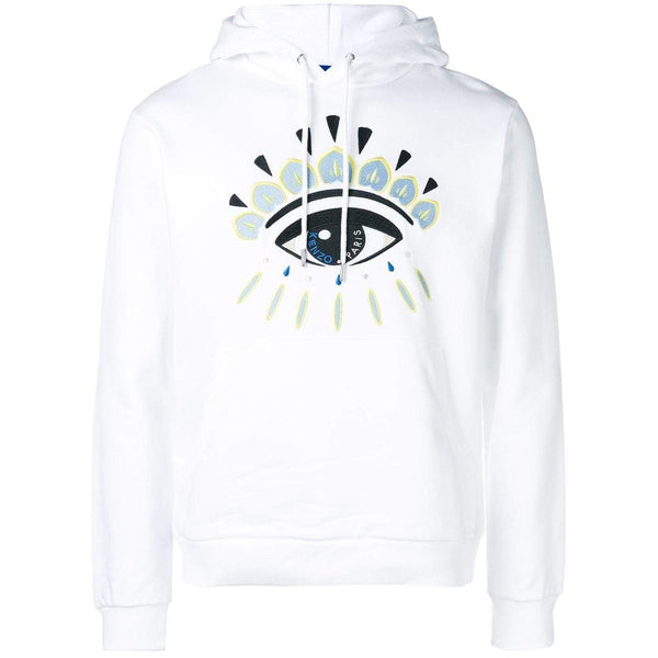 kenzo white eye sweatshirt