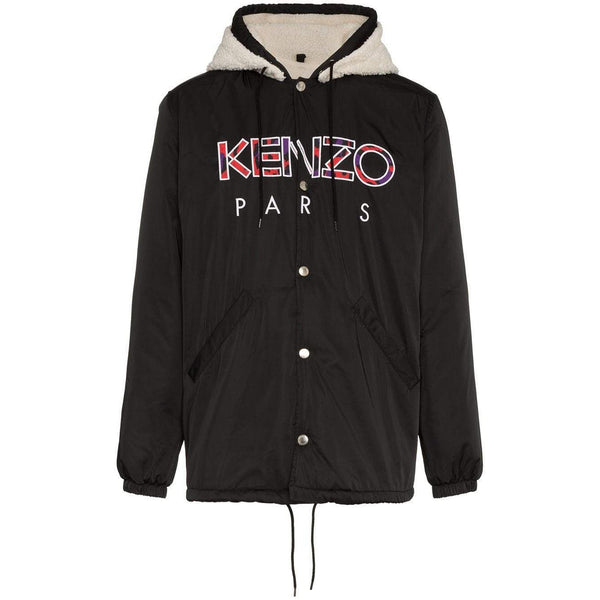 KENZO Faux-Shearling Hooded Jacket 