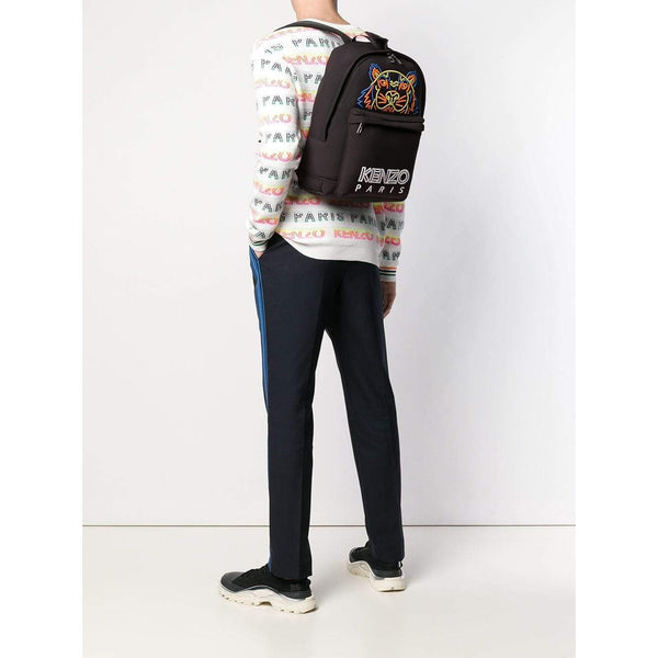 kenzo large tiger canvas backpack