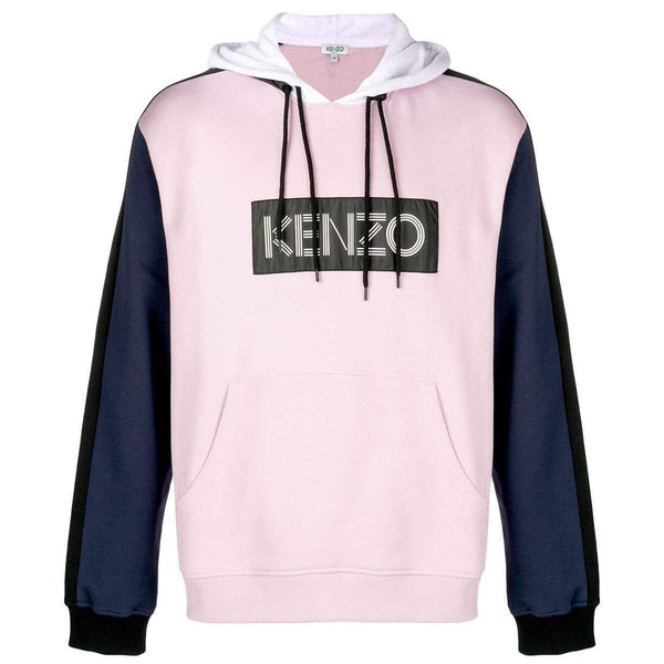 kenzo logo hooded sweatshirt