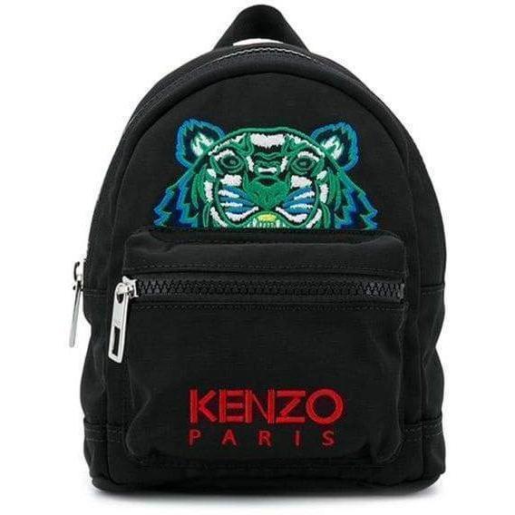 KENZO Mini Tiger Canvas Backpack, Black 