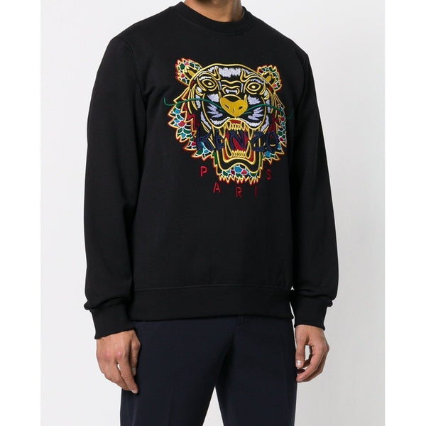 kenzo black tiger sweatshirt