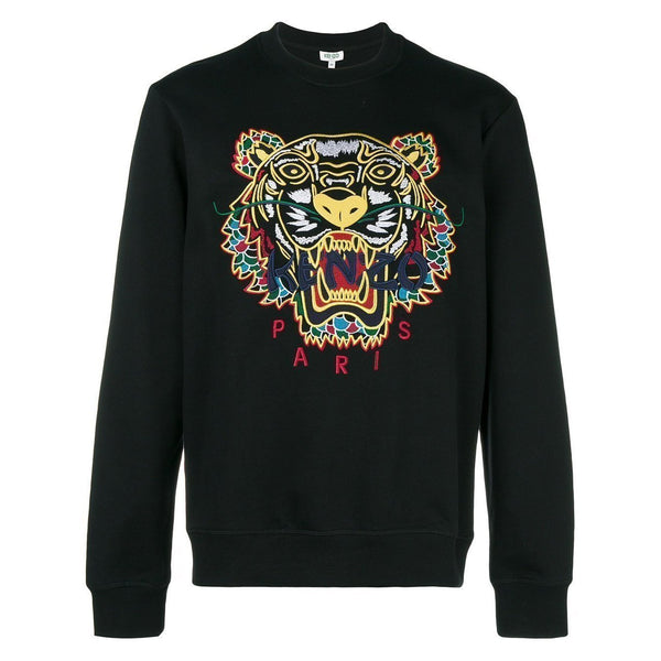 kenzo tiger classic sweatshirt black