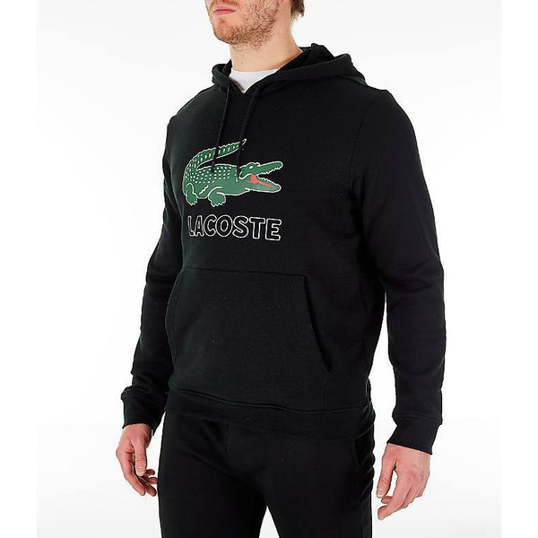 mens black lacoste sweatshirt