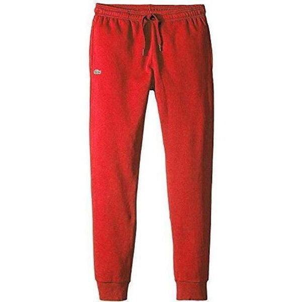 red lacoste track pants