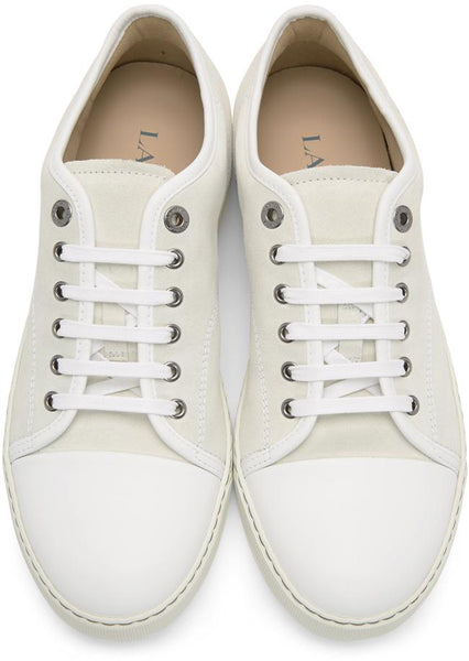 LANVIN Suede Nappa Captoe White – OZNICO