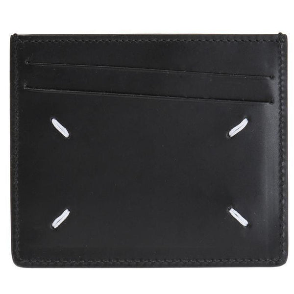 MAISON MARGIELA Logo Credit Card Holder, Black