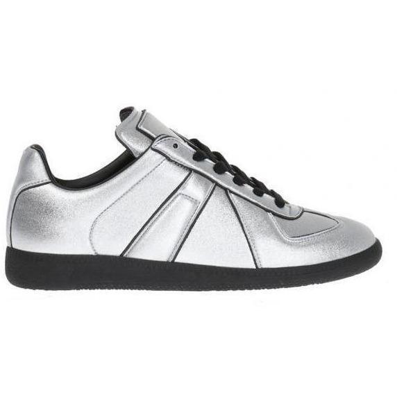 MAISON MARGIELA Replica Low Womens Trainer, Silver