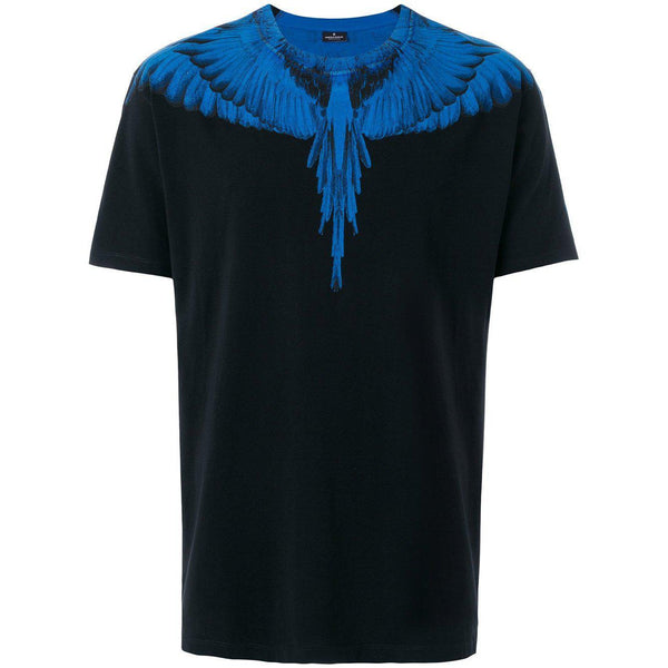 Ironisk salami gøre ondt MARCELO BURLON Double Wings T-Shirt, Black/ Blue – OZNICO