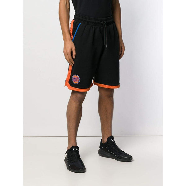 MARCELO BURLON NY Knicks Shorts, Black/ Multi OZNICO