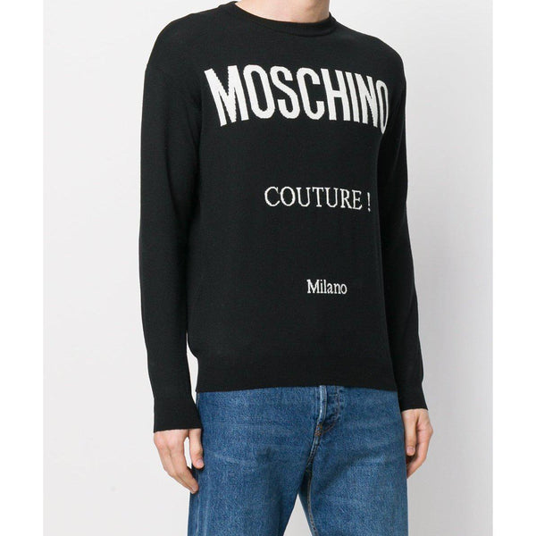 MOSCHINO Couture Milano Sweater, Black 