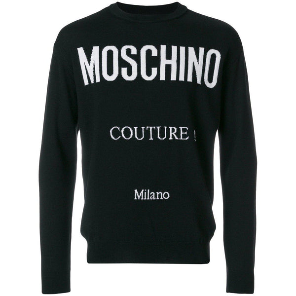black moschino sweater