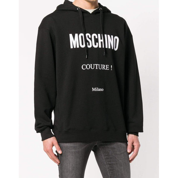 black moschino hoodie