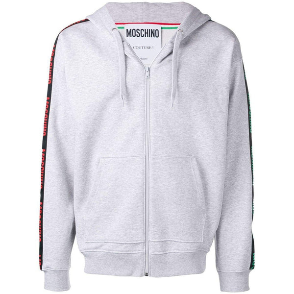 moschino hoodie grey