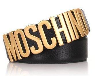 Textured Logo Belt, Black-Gold – OZNICO