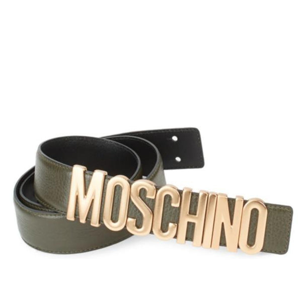 moschino tape belt