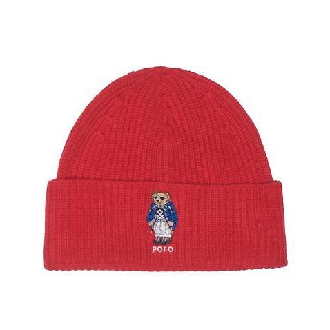 red polo bear hat