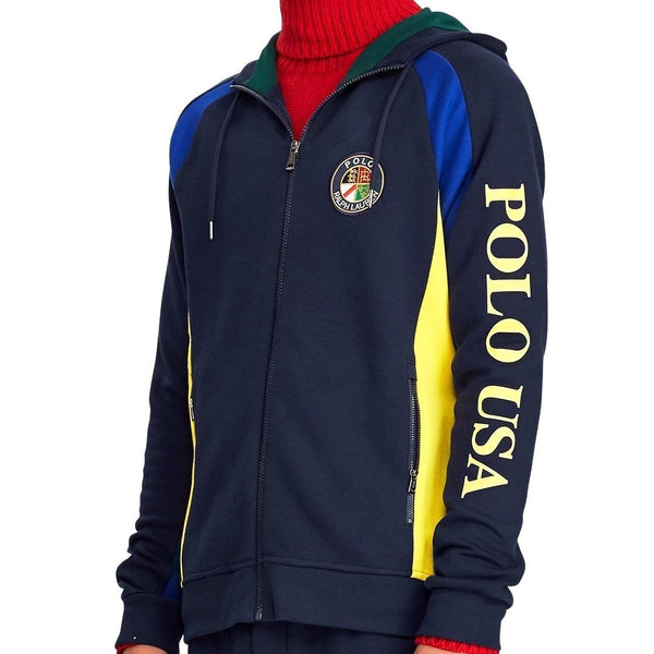 POLO RALPH LAUREN Downhill Skier Double-Knit Hoodie, Navy