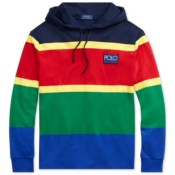 multicolor polo hoodie