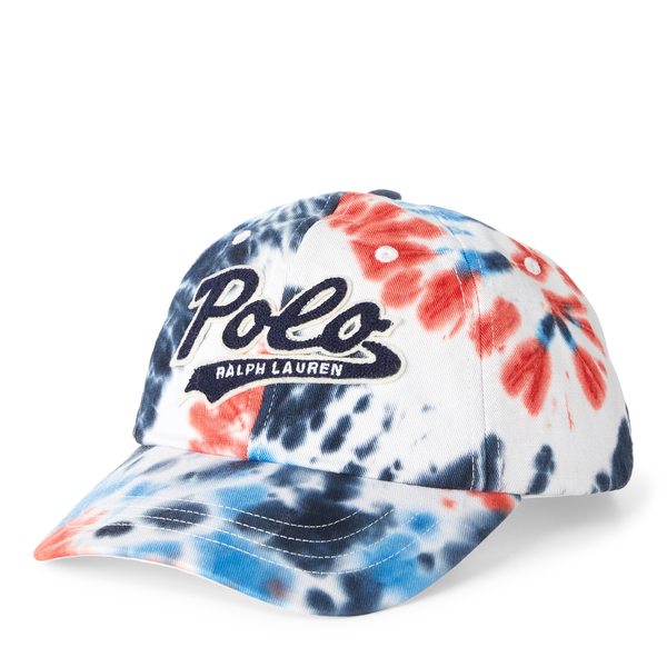 red white and blue polo hat