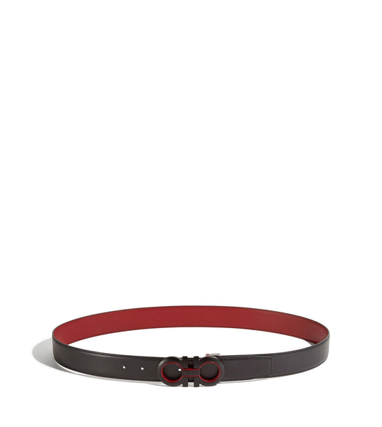 ferragamo belt red and black