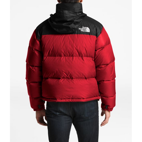 the north face nuptse red