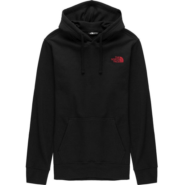 black on black north face hoodie