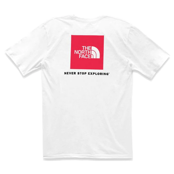 north face never stop exploring t shirt white