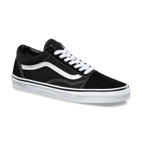 vans ua old skool black white