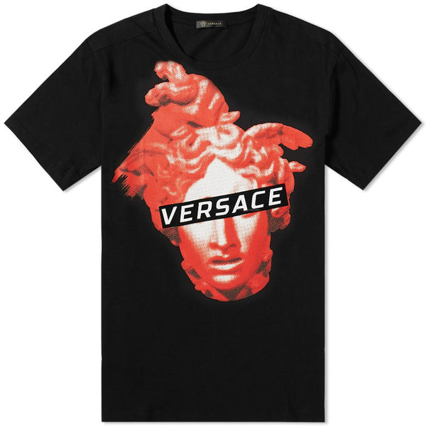 VERSACE Graphic Medusa Print T-Shirt 