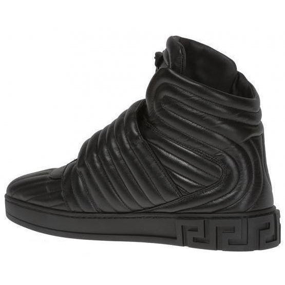 VERSACE Quilted High-top Sneakers 
