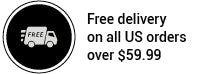 Free delivery on all US orders over $59.99