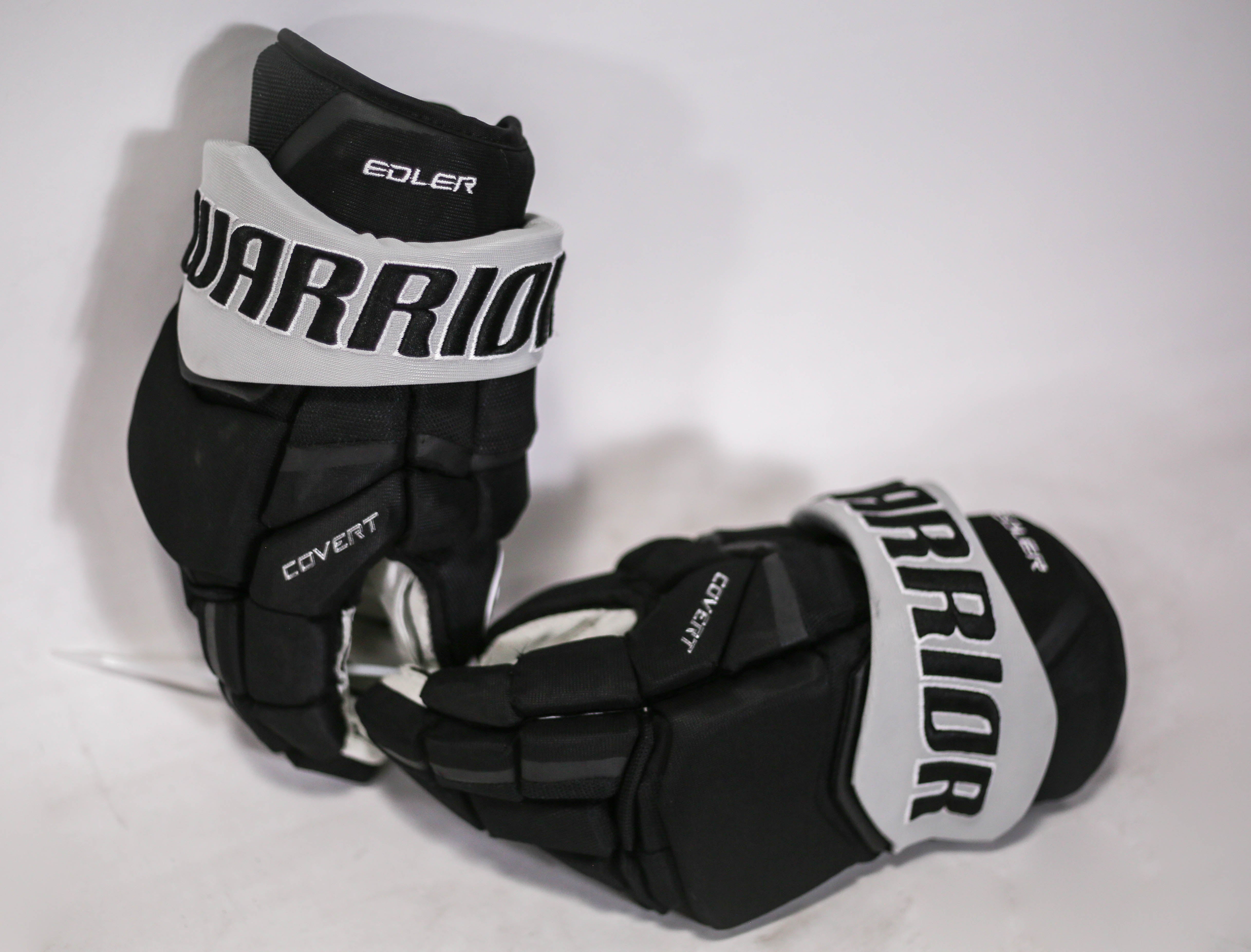 Alex Edler Signed Game-Used Gloves