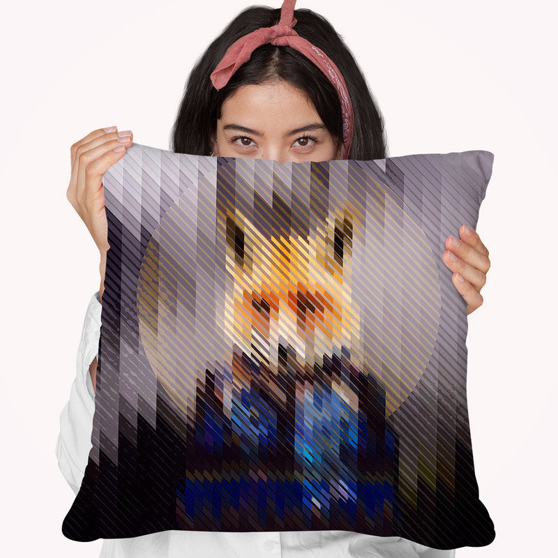 fox throw pillow