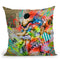 Tengu Throw Pillow By Taka Sudo - All About Vibe