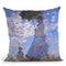 Woman With A Parasol Throw Pillow By Claude Monet