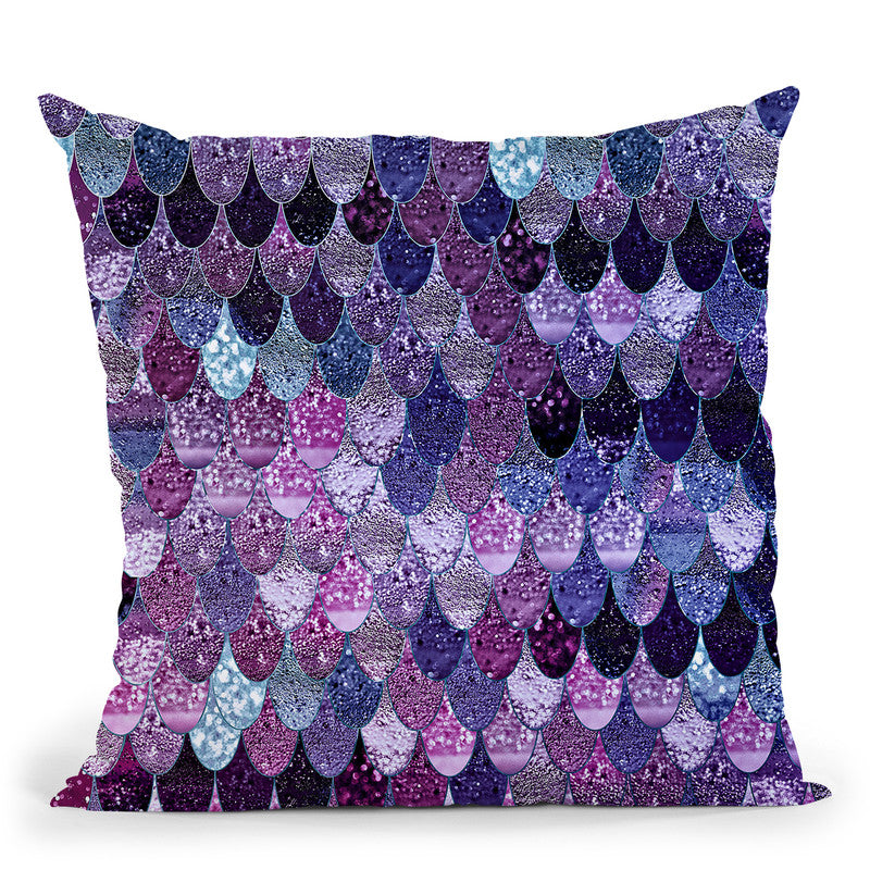 dark purple throw pillow