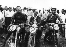 Kijansi Hillclimb 1955 Vic Preston Sr, Jamal Din UGANDA