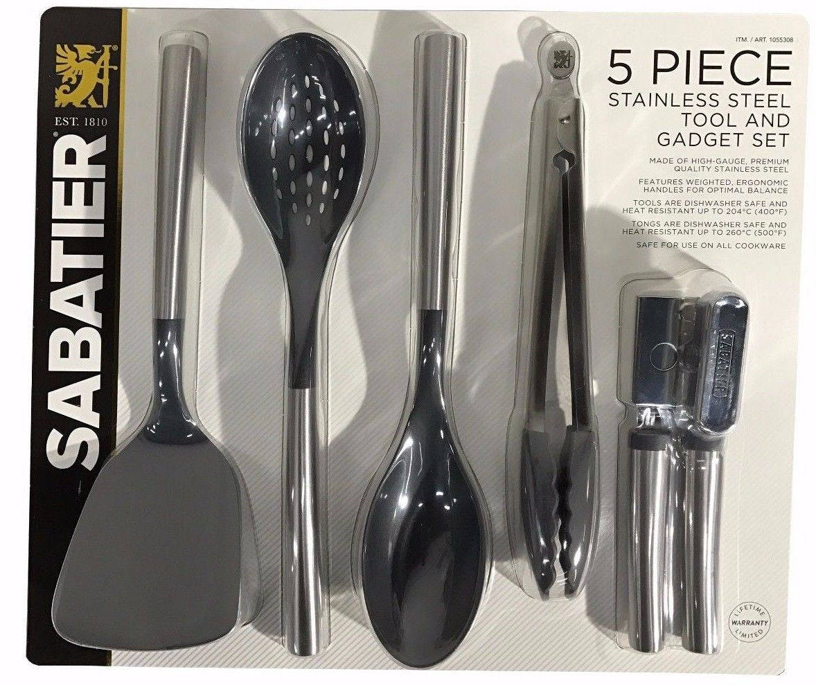 Sabatier 5 Piece Stainless Steel Kitchen Tool and Gadget Set