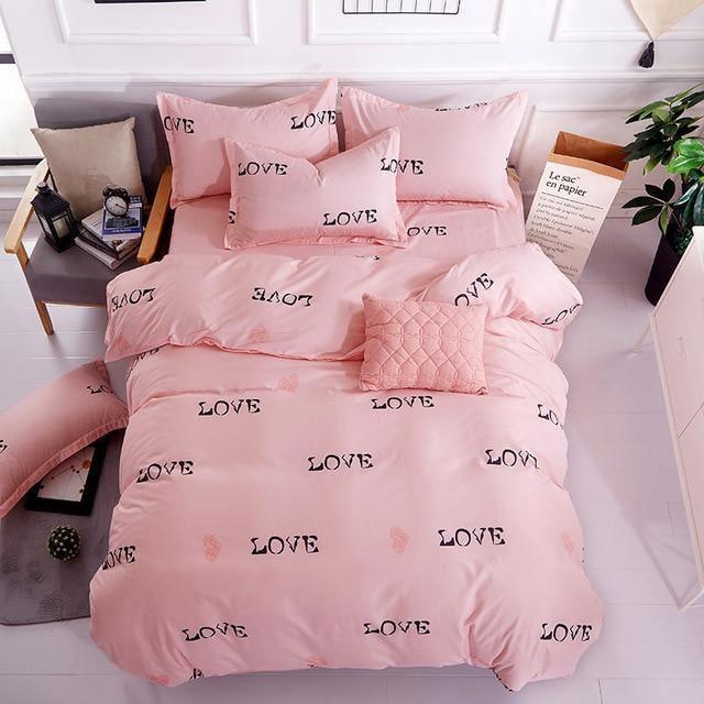 Mean Girls Bedding 2 Piece Double/Full Unfilled Duvet Cover Set Pink Reversible 