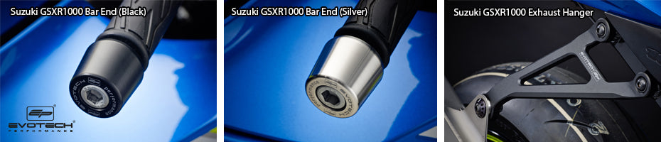 Suzuki GSX-R1000 2017 Exhaust Hanger Bar Ends Motorcycle Accessories 
