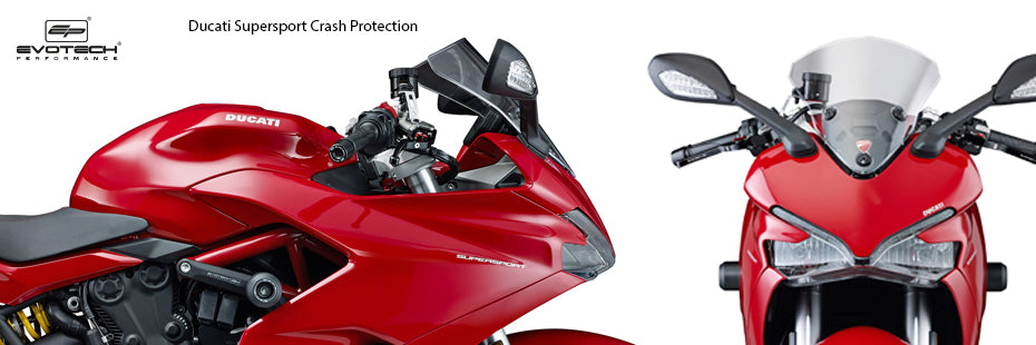 Evotech Ducati Supersport Crash Protection Protectors Sliders Motorcycle Accessories 